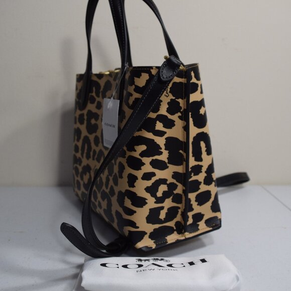 Coach Leopard Willow Tote 24 - Picture 7 of 12